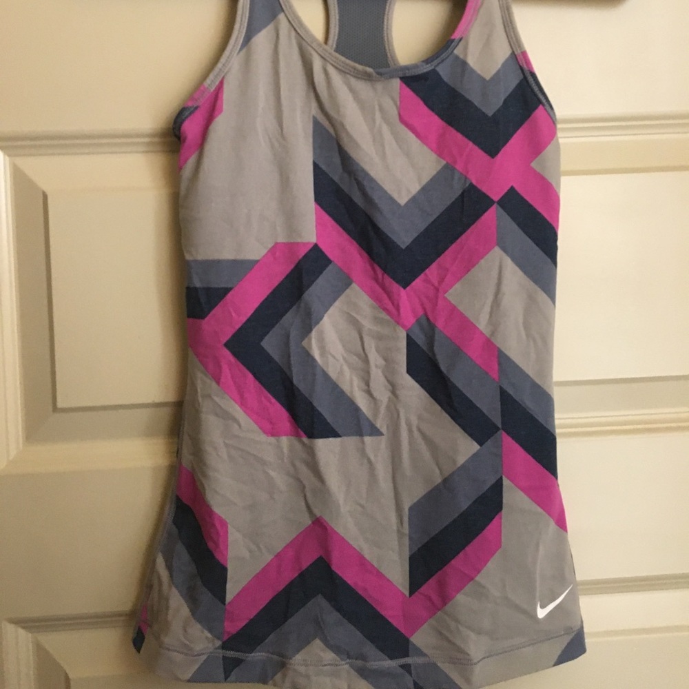 Patterned Nike Tank